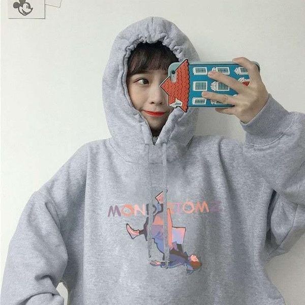 New Lianhood sportswomen 2021 Autumn Winter Korean version Ins original Cebu Velvet Thickened Loose Jacket Tide