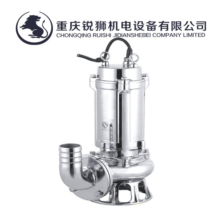 WQP Chongqing Stainless Steel Dive Disposal Pump 304 316 stainless steel anti - blocking impurity small submersible pump