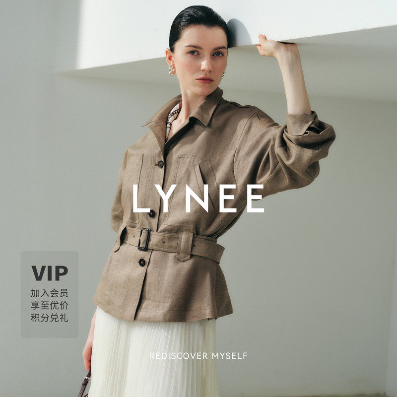 Lynee【Gold Label Chelsea】Lanificio Italian Imported Linen Old Money Jacket Coat for Women Autumn Lynee【Gold Label Chelsea】Lanificio Italian Imported Linen Old Money Jacket Coat for Women Autumn