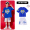 6052 blue heart top+7022 blue lettering (white) shorts+white baseball cap