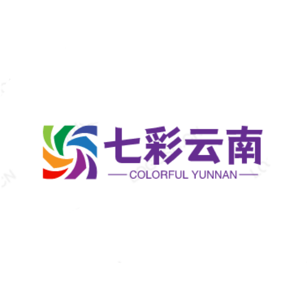 七彩云南花苗基地的LOGO