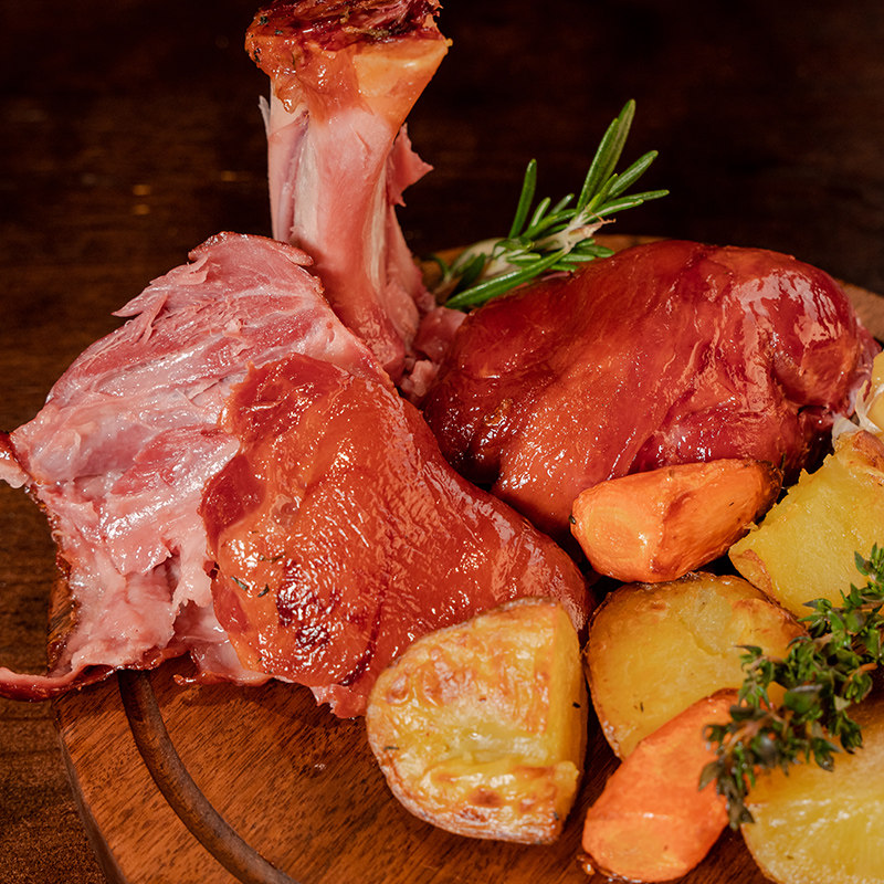 Confee Recommends French-Style Smoked Pork Trotters, Pork Elbow, Pork Trotter Meat, Lean Meat, Marinated Ingredients 1000g