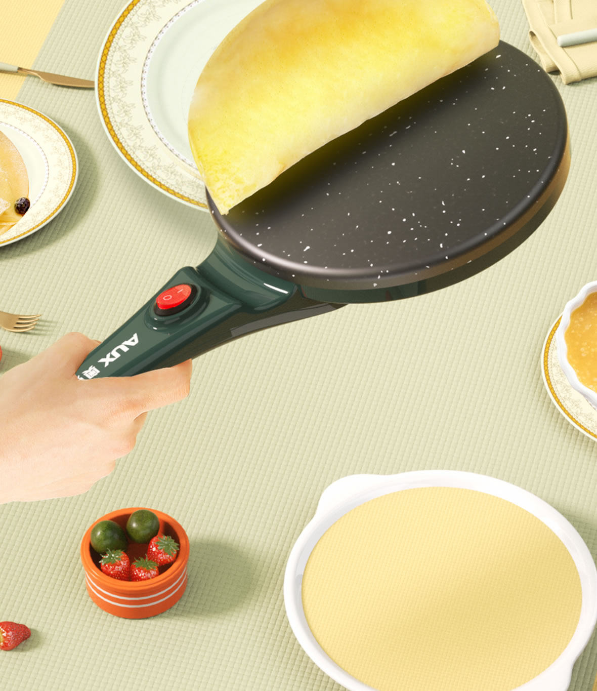 Электрическая блинница None