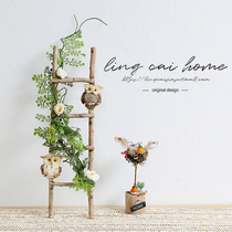 Animal furnishing with natural angle kindergarten plant corner outdoor decoration micro landscape villa garden layout