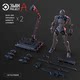 Assault on Alien Land: a Box of Two Alien Figures of the Same Color, 3Min-A Series Assembled Sci-Fi Soldier Figures, Overlord Continent