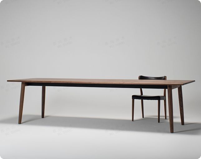 Nordic all solid wood conference table long table modern minimalist log desk desk designer negotiation table workbench