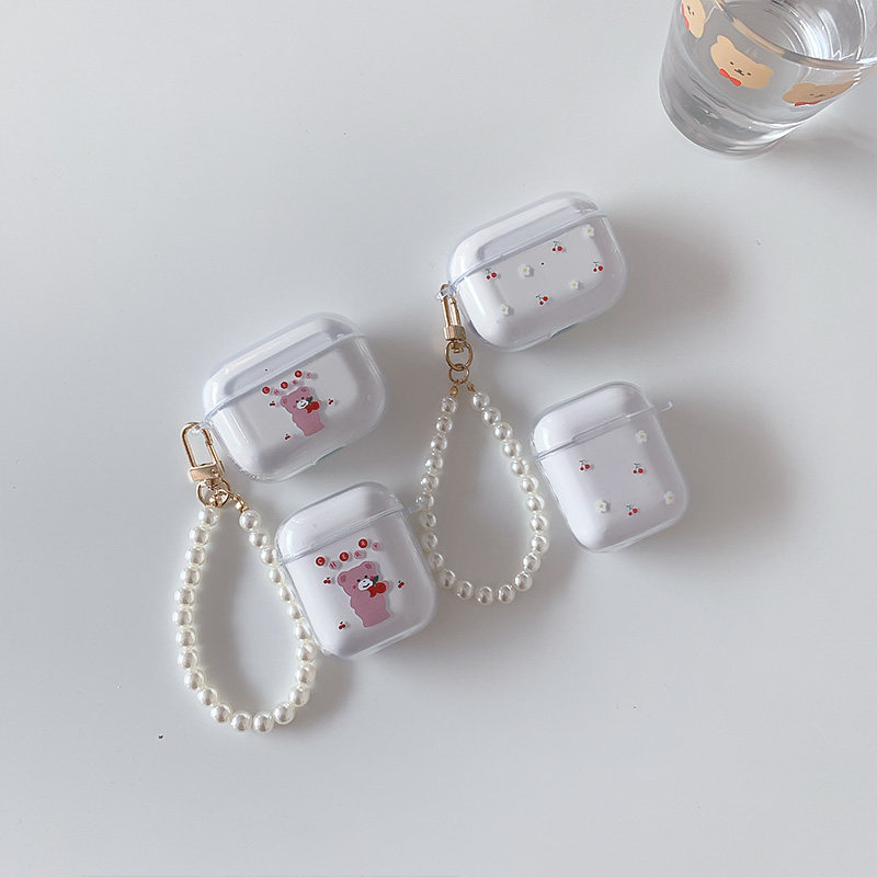 Suitable for airpods protective sleeve 1 2 generation airpodspro headphone sleeve airpods3 generation Apple third generation protective shell pro2 soft shell fourth generation fifth generation 5 cute small