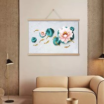 New plant flower wall hanging painting modern simple meter box hanging painting sofa background wall living room decoration hanging painting