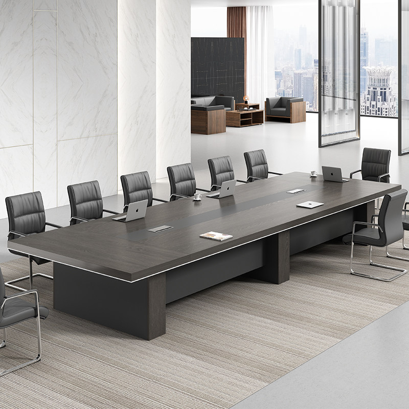 Conference table long table brief modern large office training table in negotiation table and chairs combination meeting table office furniture