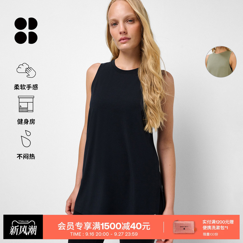 Sweaty Betty Soft Flow Studio Series Long Vest Casual Sports Wear Sb04663
