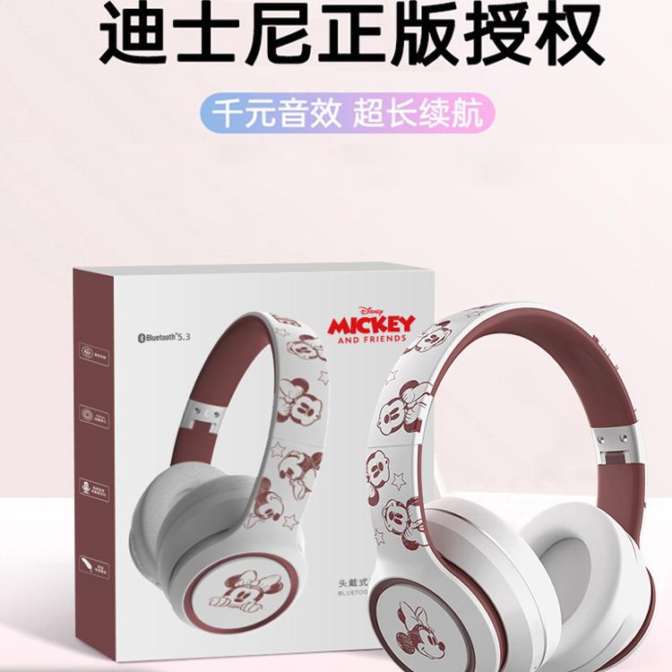 Disney Head-Mounted Bluetooth Headphones for Girls with Microphone, Long Battery Life, Computer Games, High Quality, Birthday Gift Disney Head-Mounted Bluetooth Headphones for Girls with Microphone, Long Battery Life, Computer Games, High Quality, Birthday Gift