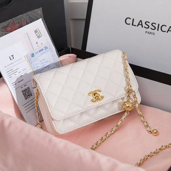 New Genuine Chanel Bag, Small Chanel Women's Genuine Leather Designer Brand Fashion Versatile Crossbody Shoulder Bag for Women