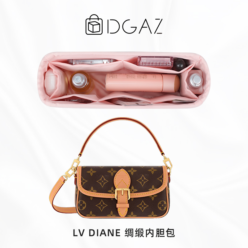 Dgaz Is Suitable for Lv Diane Baguette Bag Nano Inner Bag, Satin Storage and Organization Without Damaging the Inner Bag