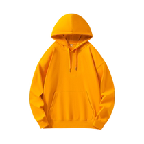 Sweater custom printed logo work clothes autumn and winter plus velvet long-sleeved work clothes diy couple pure cotton jacket customization