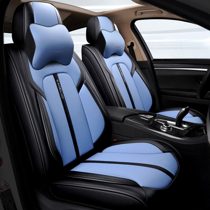 Car seat cushion fully surrounded leather seat cover Four Seasons General Purpose Car seat cover 21 summer new microfiber leather special seat cushion