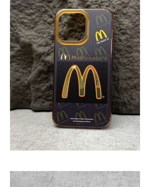 McDonald's New Mirror Acrylic Electroplated 15, 14, 13, 12 iPhone Case