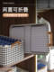 Houndstooth layered clothing storage box steel frame household wardrobe box clothes pants folding storage cabinet