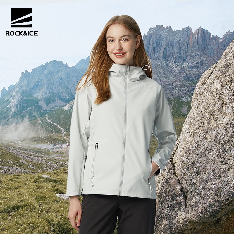 Rockice New Soft Shell Jacket for Women, Outdoor Windproof and Warm Jacket, Hiking and Mountaineering Casual Slim Fit Jacket Rockice New Soft Shell Jacket for Women, Outdoor Windproof and Warm Jacket, Hiking and Mountaineering Casual Slim Fit Jacket