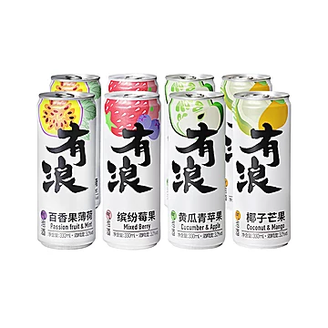 UUO有浪微醺果味酒组合装330ml*8罐