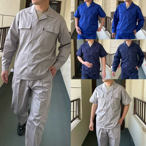 Хлопковая униформа медсестры для работы, хлопковый тонкий антистатический комбинезон, рабочая одежда