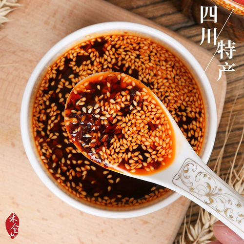 Sichuan Authentic Red Moil Moil Moil 230 г острой пряного соуса из чили холодное блюдо, приправляющее масло горячее пряное острый барбекю