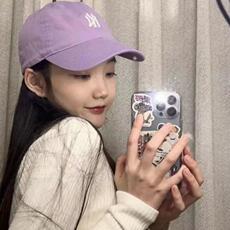 бейсболка ‮韩国mlb帽子ny洋基队男女款棒球帽宽檐薄款显瘦la鸭舌帽软顶