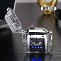 Серебряный черный (с светом)