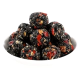 Черные кунжутные таблетки шелковица из орехового ореха материнства закуски без сахара небольшие закуски пища, красный пирог на завтрак