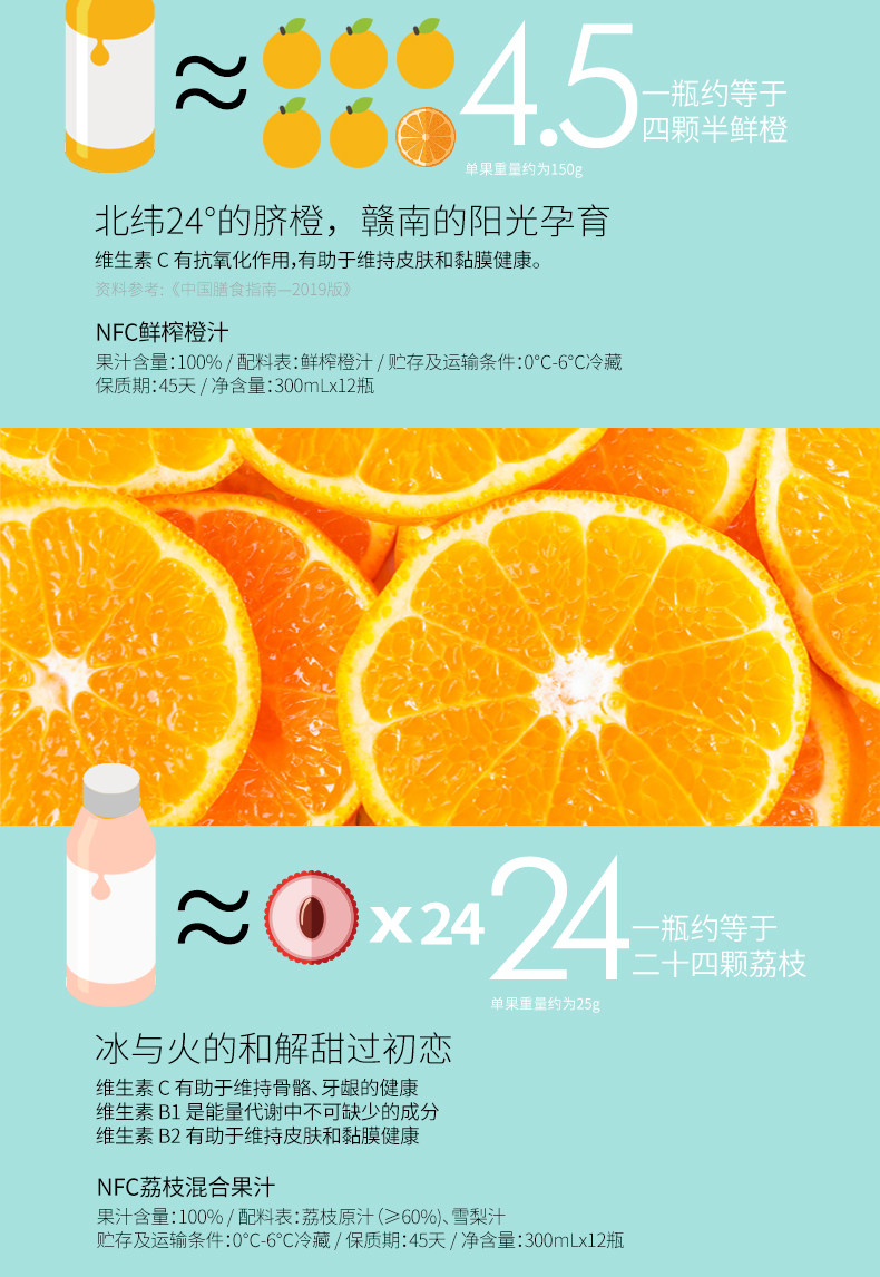 安享好物 安享A级果汁-零度·果坊 NFC 鲜榨 橙汁 国标 