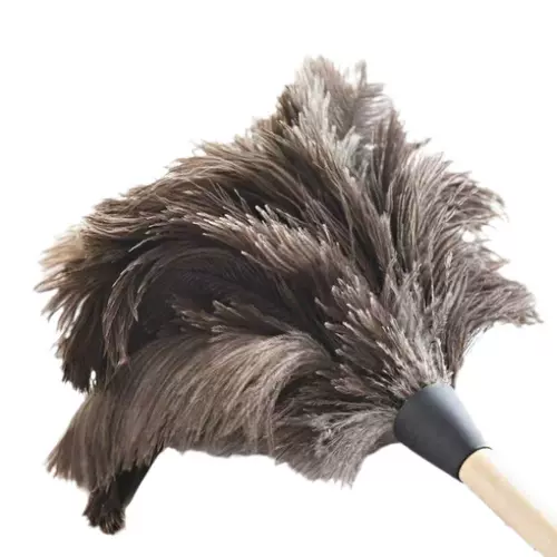 Статическая тряпка из страусиных перьев для удаления бытовой пыли без выпадения волос, автомобильная подметальная машина, утолщенная тряпка из перьев, артефакт для очистки пыли