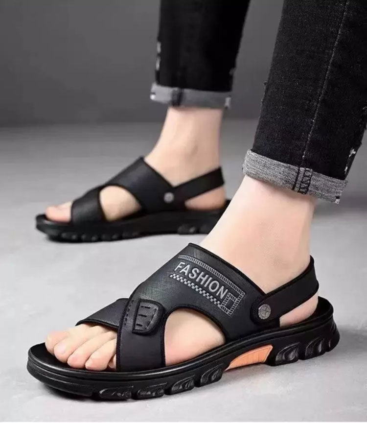 Летние нескользящие босоножки, мужские спортивные тапочки, пляжная обувь, размер 