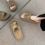 Слайдеры, тапочки, обувь, пляжные модные сандалии на платформе для отдыха для беременных