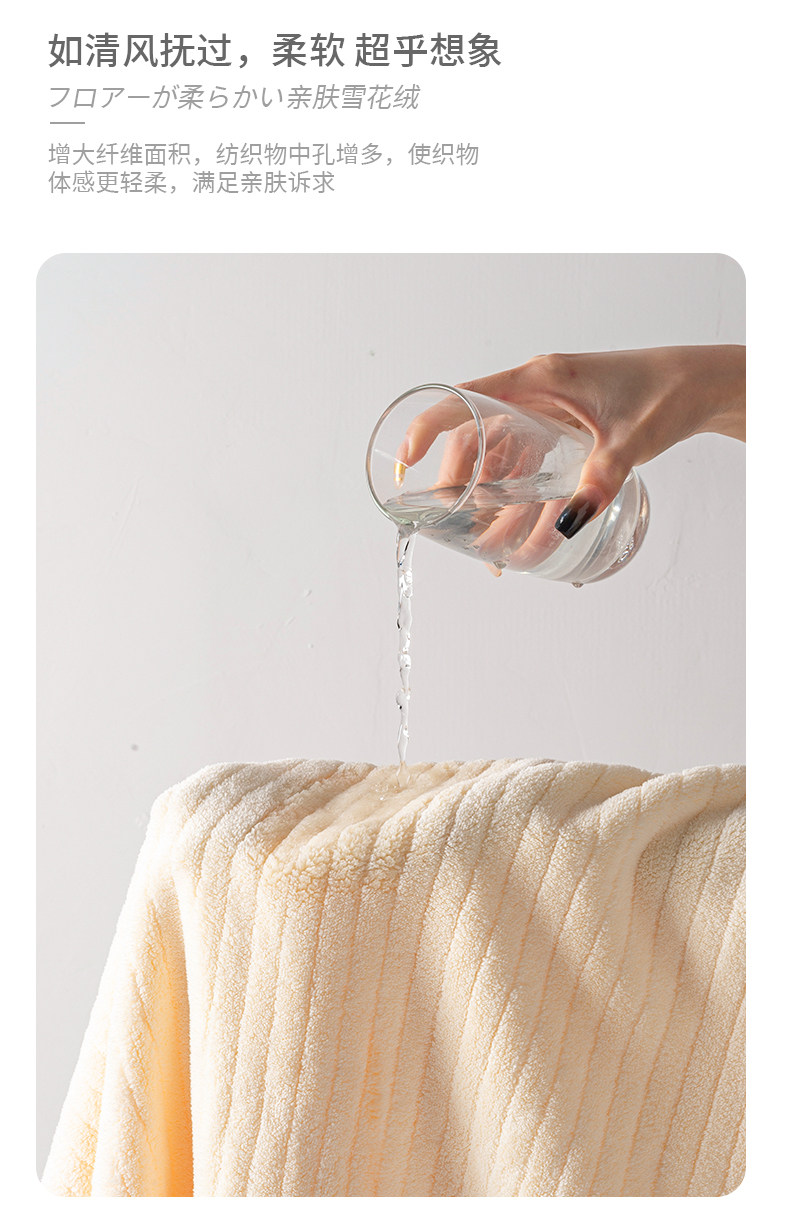 Полотенце 浴巾吸水速干情侣加大超软裹巾2024新款亲肤不掉毛家用高档洗澡巾