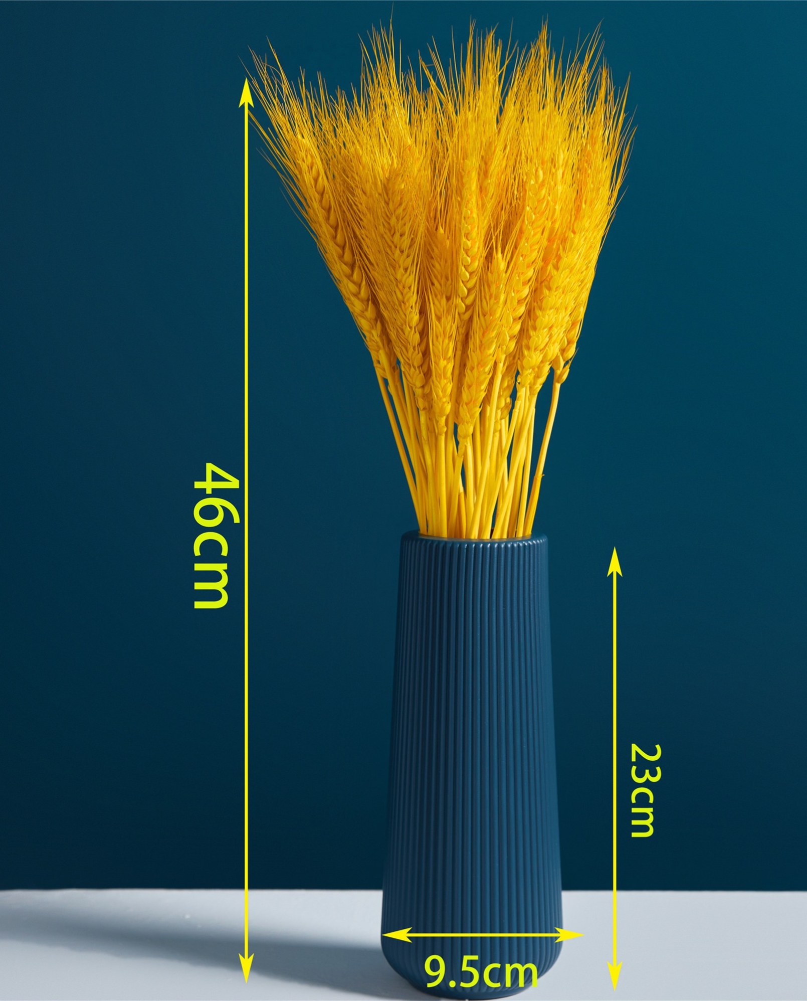 Gold wheat ear living room decoration simulation flower rice ear rice natural drying vase tiger year opening housewarming decoration