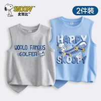 Хлопковый жилет, синий скейтборд, английский