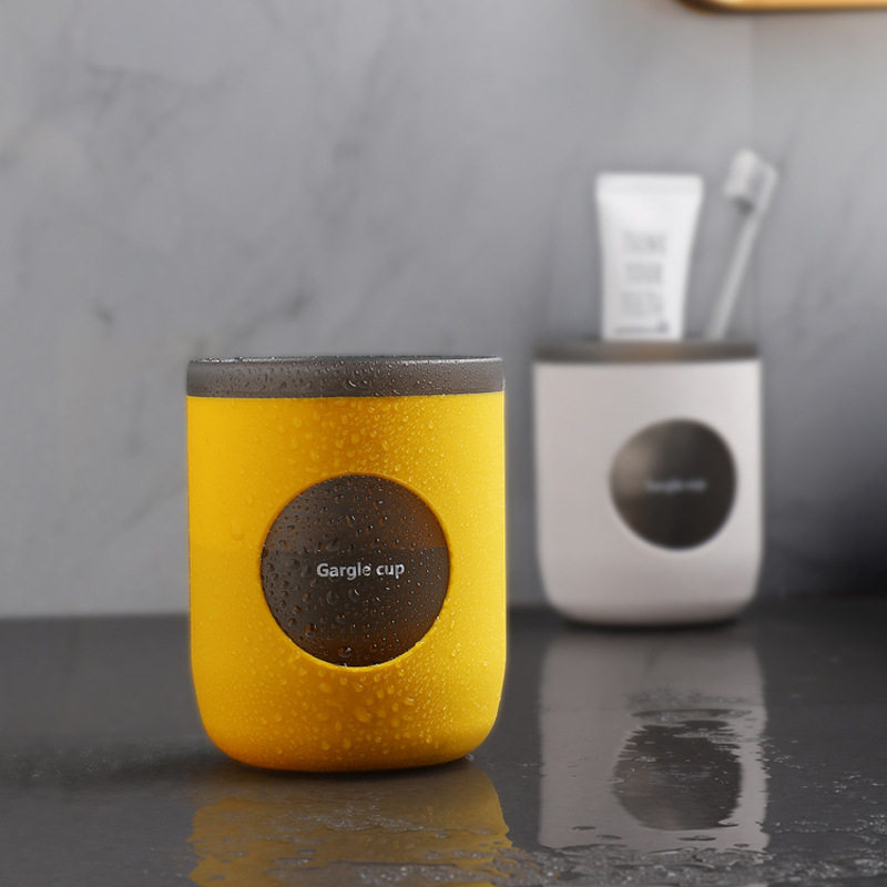 Home wash cup plastic toothbrush cup creative cute toothbrush tank couple students simple mouthwash cup toothbrush cup