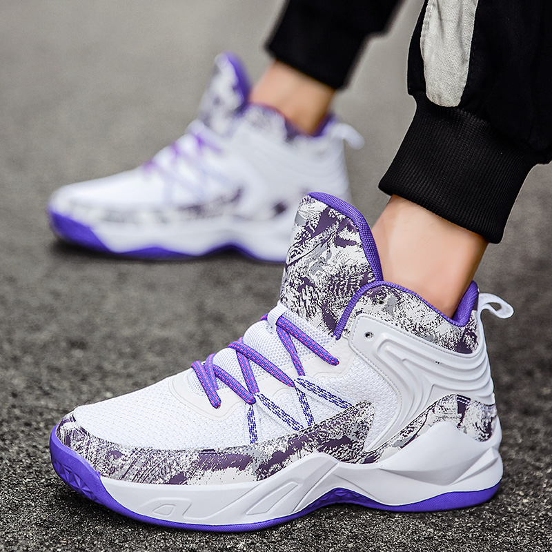 2021 Cosby basket sneakers male high cylinder shock absorbing and abrasion resistant non-slip Owen 7 Sound speed 8 Children student sneakers