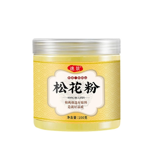 1 выстрел 6 банок северо -восточной специальности, без приборная пыльца сосны, натуральный сырой порошок, пыльца из шазуши Чанбайшан Мацуши, 100 г.