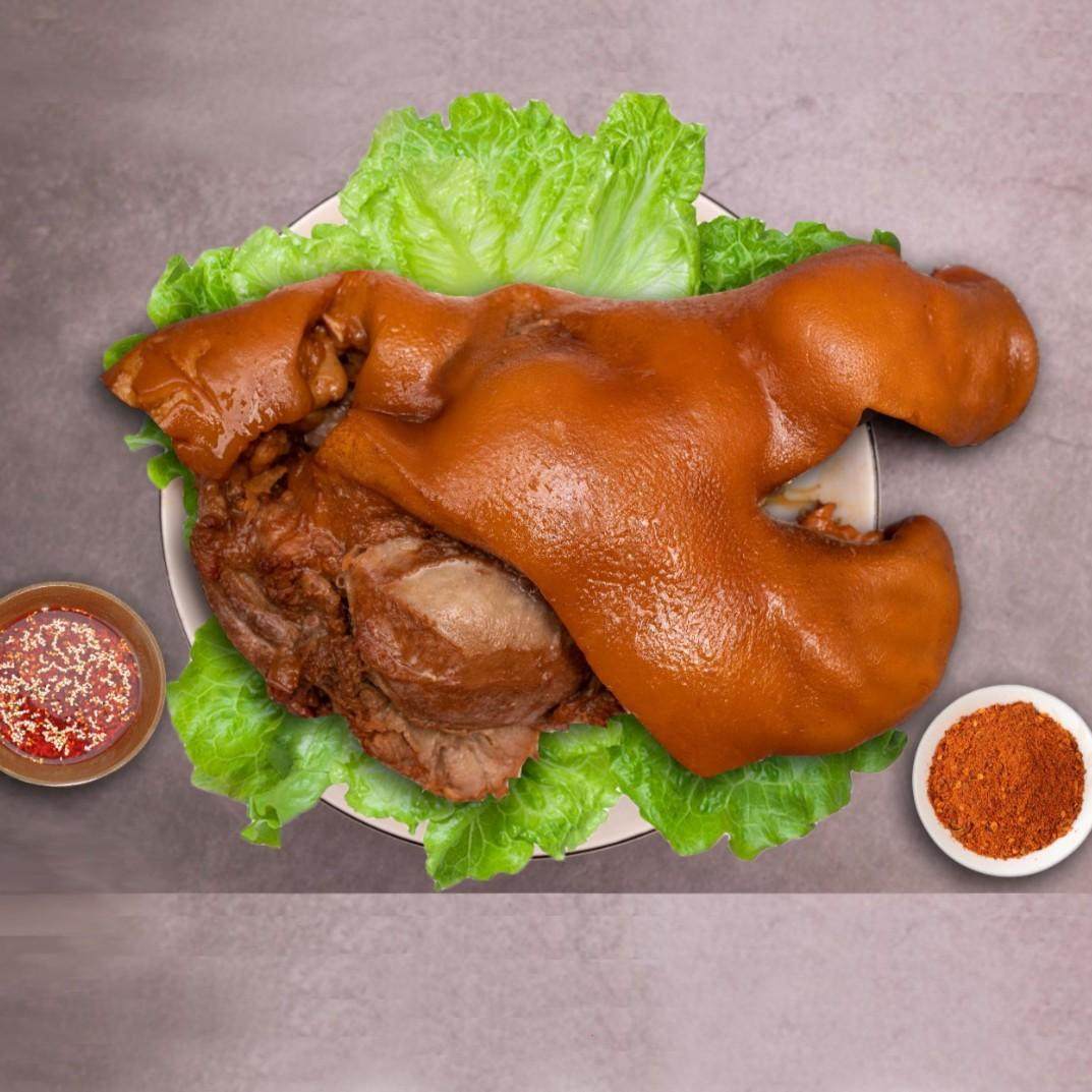 半个猪脸的美味诱惑,猪头肉即食下酒菜,吃货们的狂欢盛宴!🍻🍖-猪蹄-淘宝百科网