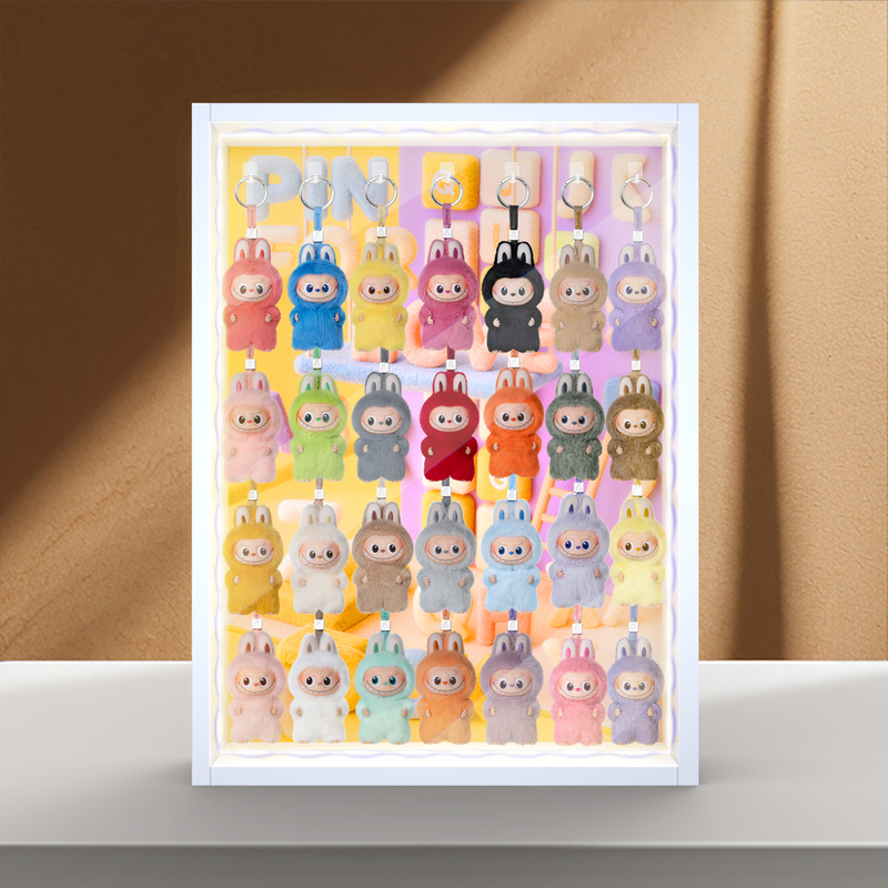 Suitable for Bubble Mart Labubu Secret Code Series Letter Mini Labubu Photo Frame Wall Hanging Display Box