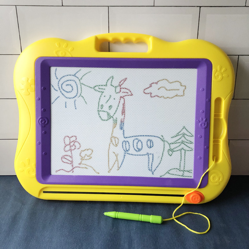 Large quality baby children's drawing board with magnetic writing board for toy graffiti plate color 1 - 3 year old gift