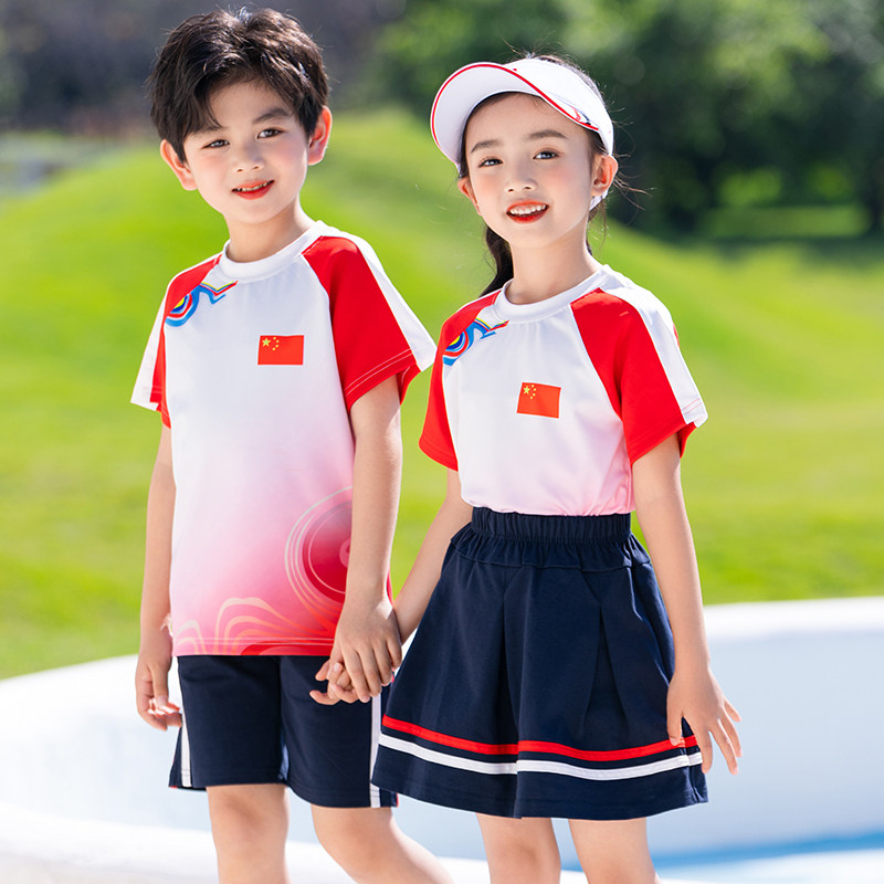 Summer suit of summer suit for two - piece 2023 kindergarten clothing for primary and secondary school students
