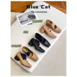 Мистер Blue Cat Ballet Dance Shoes в квадратной головой толстой каблуке, одиночная обувь Umaw Cross Retro Mary Zhen Pig Shoes
