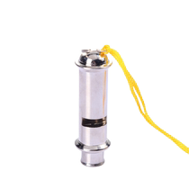 Whistle sports teacher basketball referee survival coach competition professional high-pitched iron stainless steel double chamber long mouth whistle
