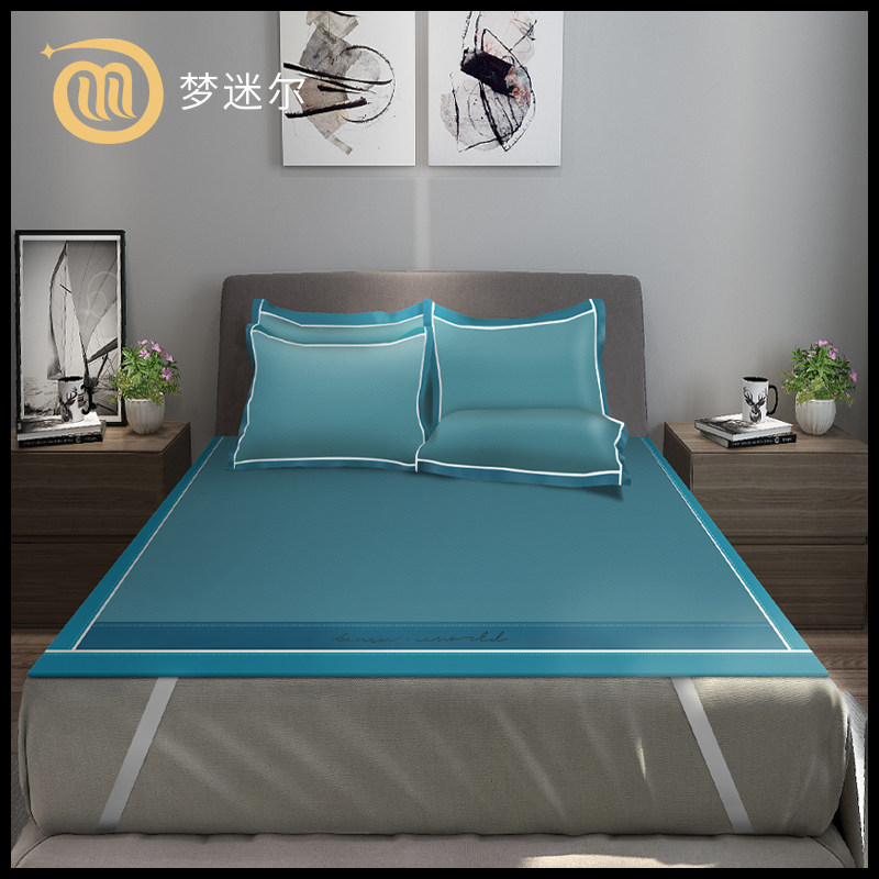 2022 new summer ice silk cool mat Three sets of washable summertime Schiller Schiller for winter and summer dual-use baby available