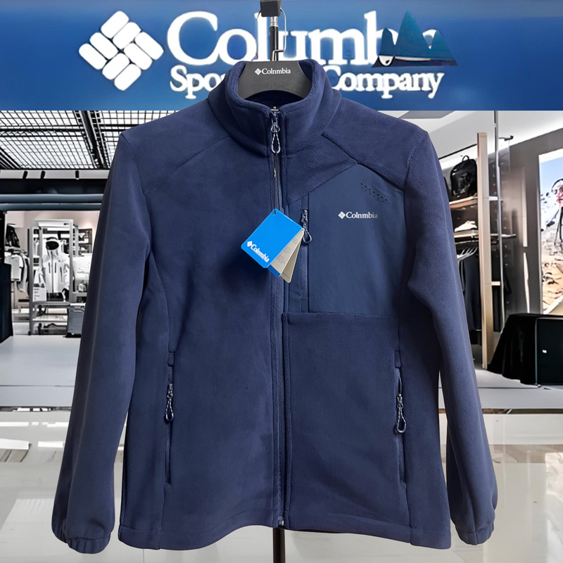 New Style Men's Outdoor Fleece Jacket with Stand Collar, Thickened and Lined, Suitable for Spring, Autumn, and Winter New Style Men's Outdoor Fleece Jacket with Stand Collar, Thickened and Lined, Suitable for Spring, Autumn, and Winter
