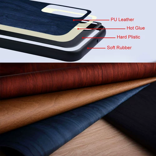 Bamboo Wood Pattern Кожаный корпус для Google Pixel 7 Pro 7a 5