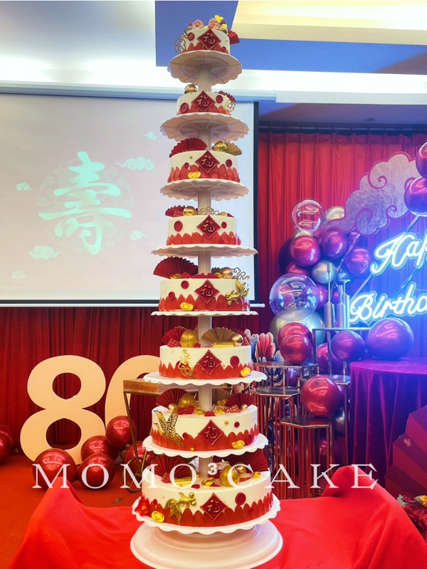 Pp Plastic Cake Stand Multi-Layer Birthday Celebration Wedding Dessert Single Column 68 Six-Eighty Layer Plastic Dessert Stand Pp Plastic Cake Stand Multi-Layer Birthday Celebration Wedding Dessert Single Column 68 Six-Eighty Layer Plastic Dessert Stand