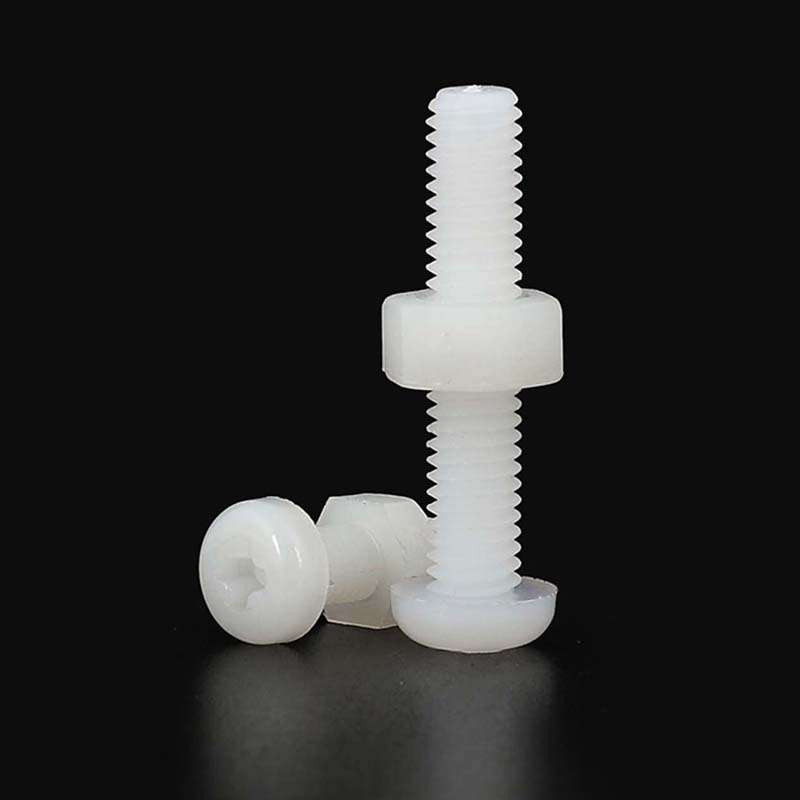 M2 5M3M4M5M6M8 plastic screw nut package large insulated nylon round head screw components