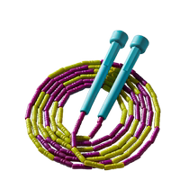 bctoys bamboo skipping rope for children primary school students kindergarten first grade beginner fitness rope babycare